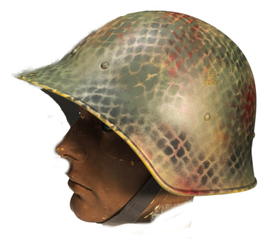 Swiss Model 18/46 Aluminum Civil Defense Helmet Camo