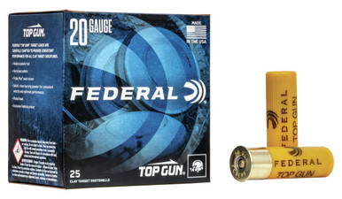 Federal Top Gun 20 Gauge 2.75" 7/8 oz #9 Shot - 25 Rounds
