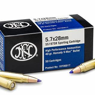 FN SS197SR 5.7x28mm 40 Grain Hornady V-Max