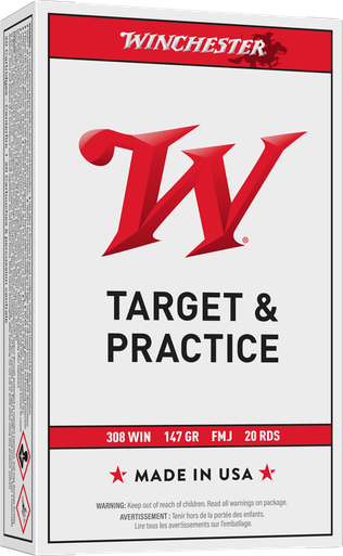 Winchester .308 Win 147gr FMJ 20rnds