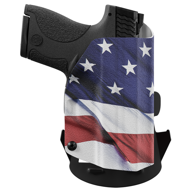 American FlagKydex OWB Paddle holster Custom Designed Paddle