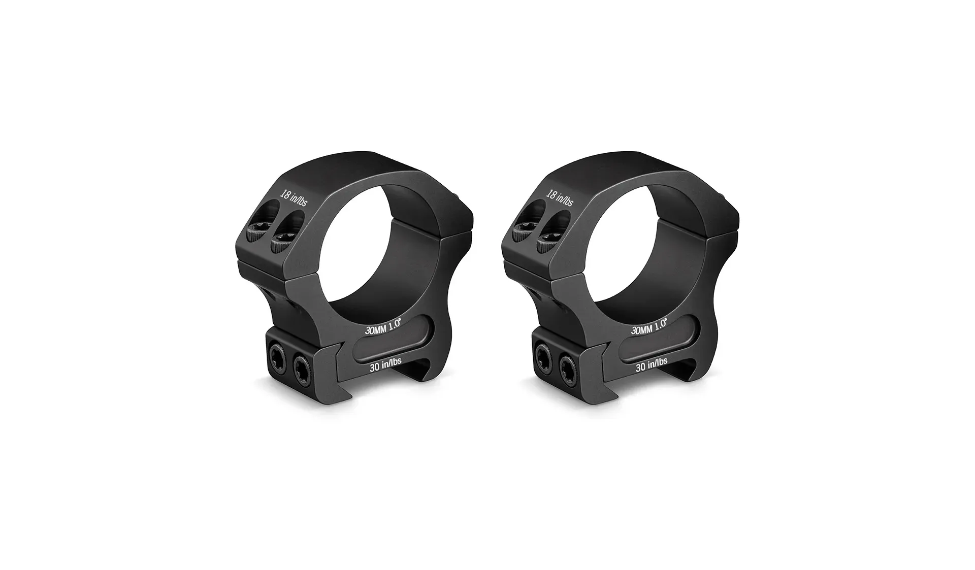 Vortex Pro Series 30mm Rings High – 1.26″ (PR30-H)