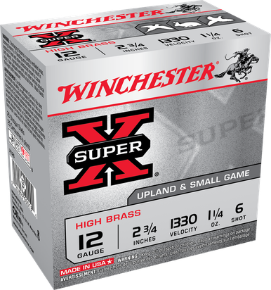 Winchester Super-X 12 Gauge - 2.75" 1.25 oz #6 Shot
