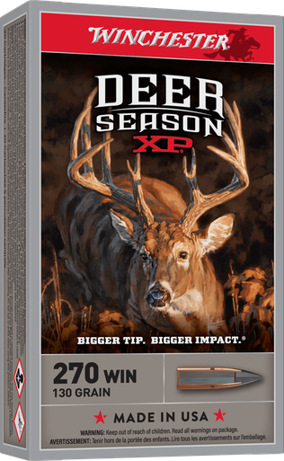Winchester Deer Season XP .270 Winchester 130 Grain Extreme Point Ammunition – 20 Rounds