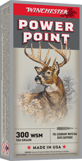 Winchester Super-X 300 WSM 150 Grain Power-Point – 20 Rounds