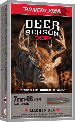 Winchester Deer Season XP 7mm-08 Remington 140 Grain Extreme Point – 20 Rounds