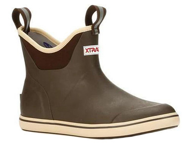 XTRATUF Men's Ankle Deck Boot - Chocolate/Tan