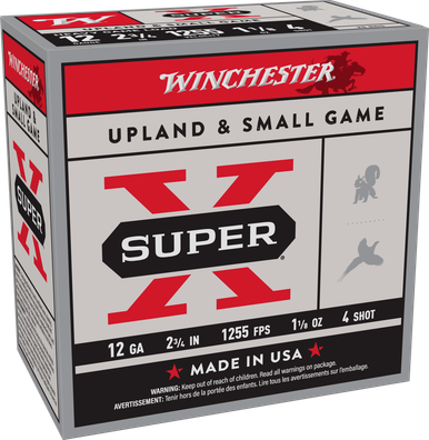 Winchester Super-X XU12H4 12 Gauge Heavy Game Load Shotshell