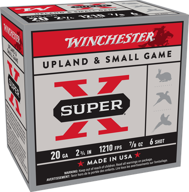 Winchester Super-X XU206 20 Gauge Game Load Shotshell