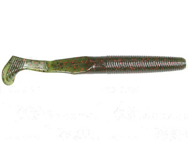 Gary Yamamoto 5" Swimming Senko Worm Soft Bait 10 pk - Watermelon/Black